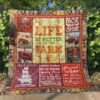 Life A Farm Quilt Blanket  Quilt